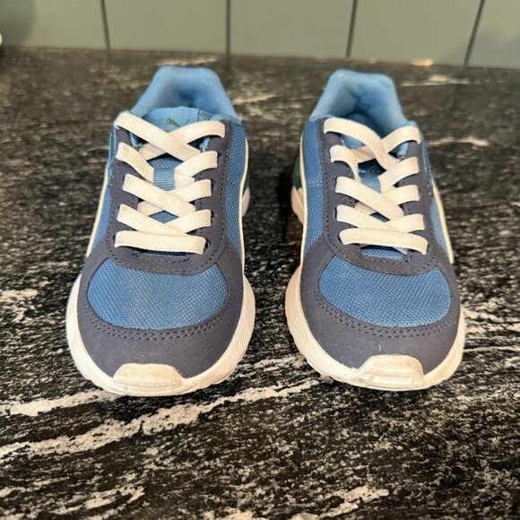 Little boys Puma Graviton sneakers in blue size 12C - Picture 1 of 4